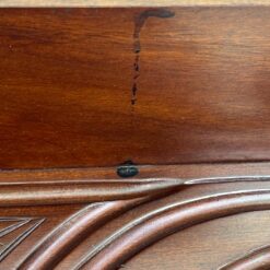 Pakabinama sieninė drožinėta raudonmedžio konsolė 13×117,5×38,5 cm