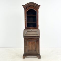 Sendintas riešutmedžio sekreteras su knygų spintele 40x62,5x189 cm