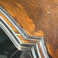 Sendintas riešutmedžio sekreteras su knygų spintele 40×62,5×189 cm