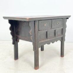 Senovinė rytietiška medinė dviejų stalčių komoda 64x120x84,5 cm