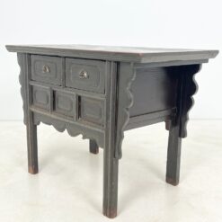 Senovinė rytietiška medinė dviejų stalčių komoda 64x120x84,5 cm