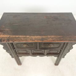 Senovinė rytietiška medinė dviejų stalčių komoda 64x120x84,5 cm