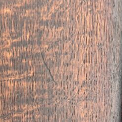 Ąžuolinis drožinėtas XIX a. pr. bufetas su vitražinėmis durelėmis 55x91x195 cm