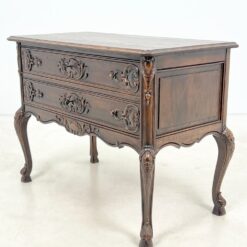 Ąžuolinė dviejų rakinamų stalčių komoda 51x99x73,5 cm