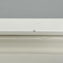 Vintažinis baltos spalvos serviravimo staliukas ant ratukų 42x80x55 cm