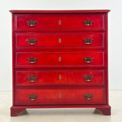 Itališka raudonos spalvos "Nuova Canguro" batų komoda 28x93,5x98 cm