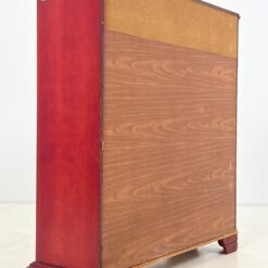 Itališka raudonos spalvos “Nuova Canguro” batų komoda 28×93,5×98 cm