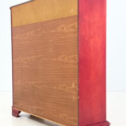 Itališka raudonos spalvos “Nuova Canguro” batų komoda 28×93,5×98 cm