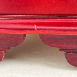 Itališka raudonos spalvos “Nuova Canguro” batų komoda 28×93,5×98 cm