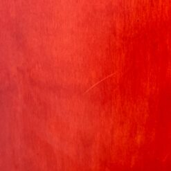 Itališka raudonos spalvos “Nuova Canguro” batų komoda 28×93,5×98 cm