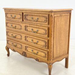 Ąžuolinė penkių stalčių komoda 44,5×111,5×88 cm