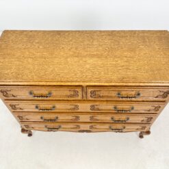 Ąžuolinė penkių stalčių komoda 44,5×111,5×88 cm