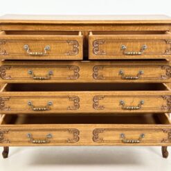 Ąžuolinė penkių stalčių komoda 44,5×111,5×88 cm