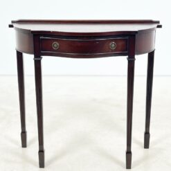 Angliško stiliaus raudonmedžio konsolė su stalčiumi 36,5x82x76 cm