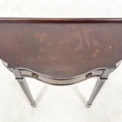 Angliško stiliaus raudonmedžio konsolė su stalčiumi 36,5x82x76 cm