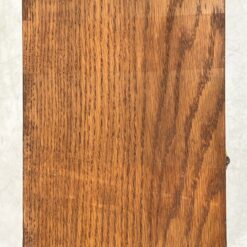 Senovinė ąžuolinė pakabinama spintelė su vitražu 20,5×40,5×58 cm