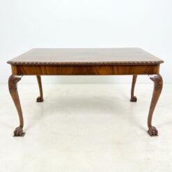 Chippendale stiliaus riešutmedžio valgomojo stalas 105x150x78 cm