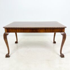 Chippendale stiliaus riešutmedžio valgomojo stalas 105x150x78 cm