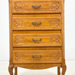 Ąžuolinė keturių stalčių komodėlė 35x60x90 cm