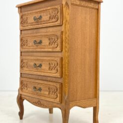 Ąžuolinė keturių stalčių komodėlė 35x60x90 cm