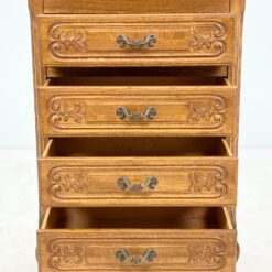 Ąžuolinė keturių stalčių komodėlė 35x60x90 cm