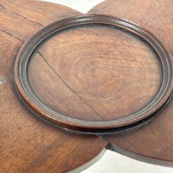 Angliško stiliaus raudonmedžio naktinė prausimosi spintelė 37x37x82 cm