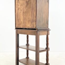 Medinė dviejų durų komoda su stalčiumi ir lentynomis 44×79,5×165 cm