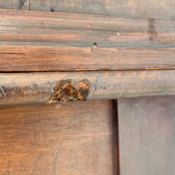 Medinė dviejų durų komoda su stalčiumi ir lentynomis 44×79,5×165 cm