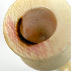 Art Deco dviejų šakų žvakidė iš kaulo 4,5x31x10,5 cm