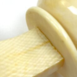 Art Deco dviejų šakų žvakidė iš kaulo 4,5x31x10,5 cm