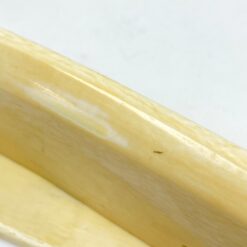 Art Deco dviejų šakų žvakidė iš kaulo 4,5x31x10,5 cm