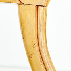 Provanso stiliaus medinis krėslas su augalų motyvų gobelenu 60x60x88 cm, 45 cm