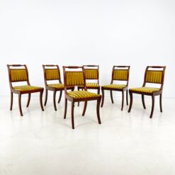 Raudonmedžio kėdės su gobelenu 6 vnt. komplektas 53x47x86 cm, 46 cm