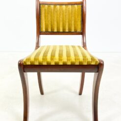 Raudonmedžio kėdės su gobelenu 6 vnt. komplektas 53x47x86 cm, 46 cm