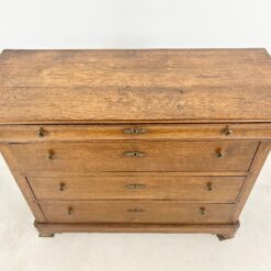 Ąžuolo masyvo keturių stalčių komoda 52,5x126x95 cm
