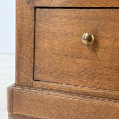 Ąžuolo masyvo keturių stalčių komoda 52,5x126x95 cm