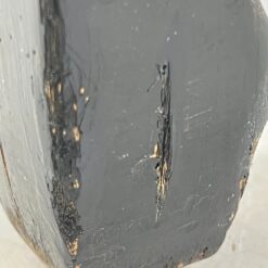 Rytietiška juodos spalvos dviejų durų ir penkių stalčių komoda 43x53x135,5 cm