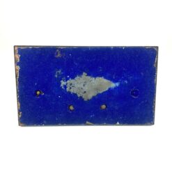 Itališkas vintažinis mechaninis stalinis kalendorius – rašiklių stovas ant akmens pagrindo 18x31x14 cm