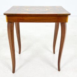 Muzikinis riešutmedžio siuvinėjimo staliukas 34x44x50 cm