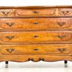 Ąžuolinė šešių stalčių komoda 55,5x119x89 cm