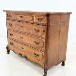 Ąžuolinė šešių stalčių komoda 55,5x119x89 cm