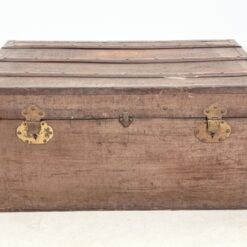 Senovinė kelioninė skrynia su rankenomis šonuose 51x86x43 cm