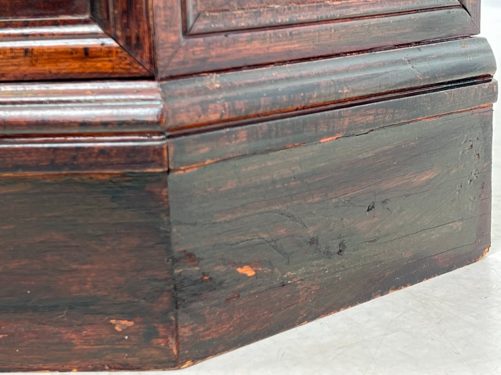 DR0214-komodos-16 Riešutmedžio dviejų durų ir vieno stalčiaus komoda 37x99x83 cm