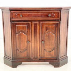 Riešutmedžio dviejų durų ir vieno stalčiaus komoda 37x99x83 cm