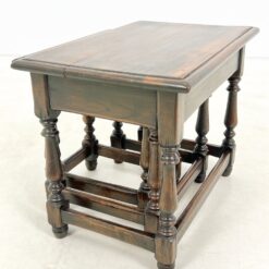 Ąžuoliniai staliukai 3 vnt. komplektas 51x60x47 cm