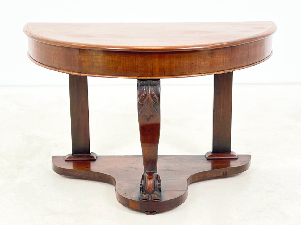 DR0217-stalai-2 Raudonmedžio konsolė 53,5x107x67 cm