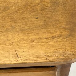 Mid Century riešutmedžio trijų stalčių komoda 42x83x71,5 cm