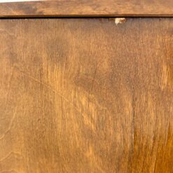 Mid Century riešutmedžio trijų stalčių komoda 42x83x71,5 cm