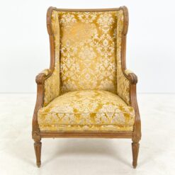 Medinio rėmo fotelis su gobelenu 85x72x112 cm, 44 cm