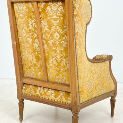 Medinio rėmo fotelis su gobelenu 85x72x112 cm, 44 cm
